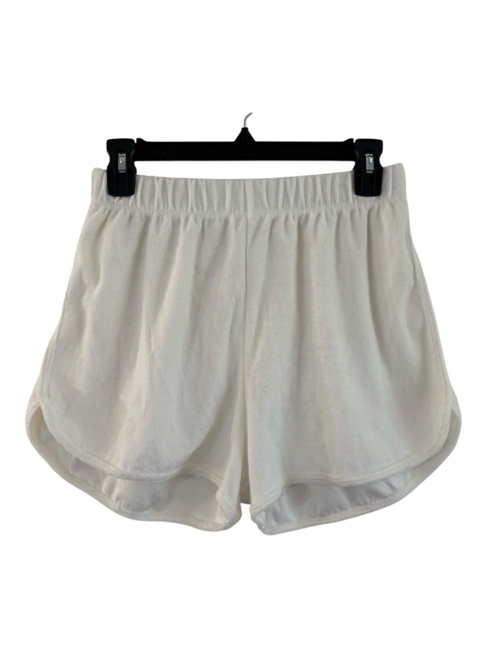 Antistar White Terry Cloth Shorts